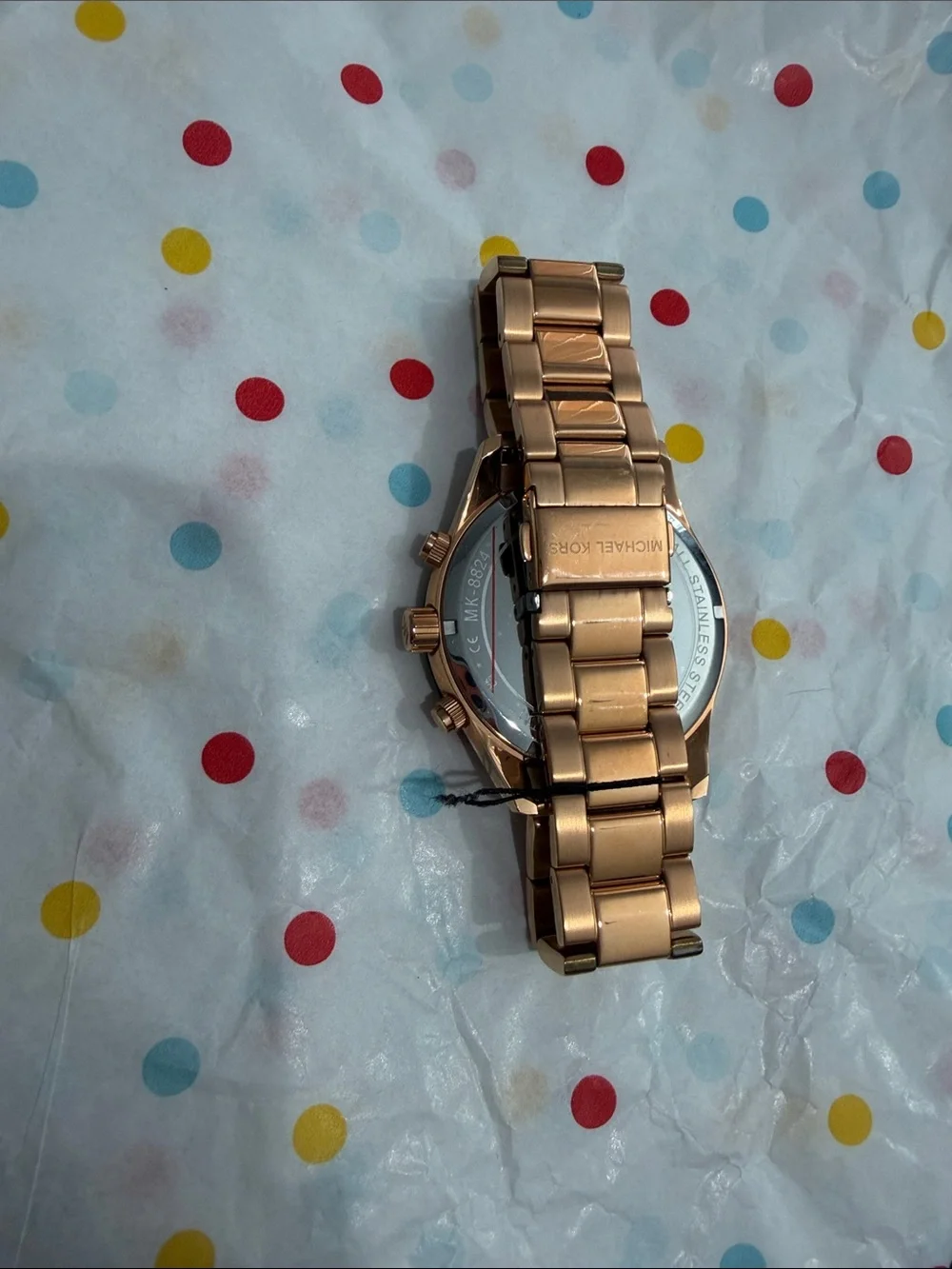 Michael Kors men’s watch rose gold stainless steel